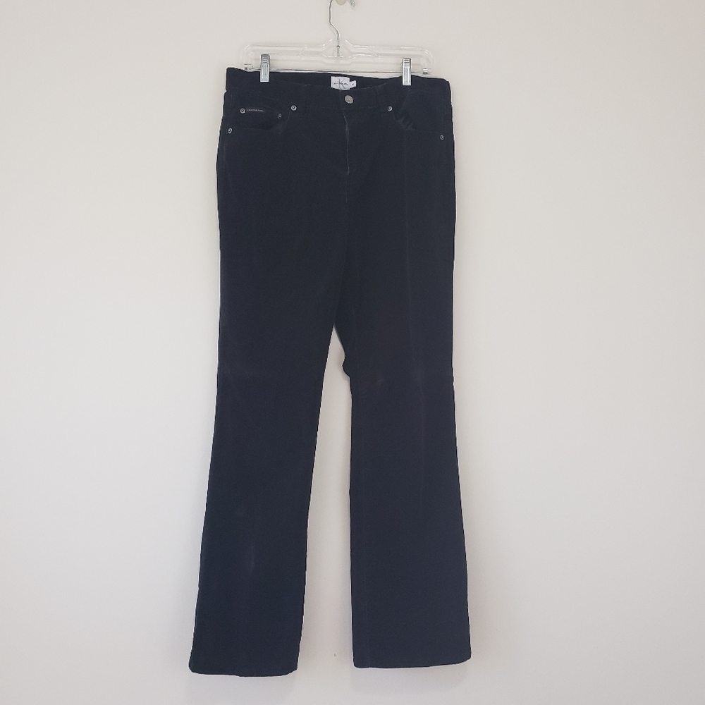 Calvin Klein Jeans Black Coduoroy Bootcut Pants Size 14 - Picture 4 of 9